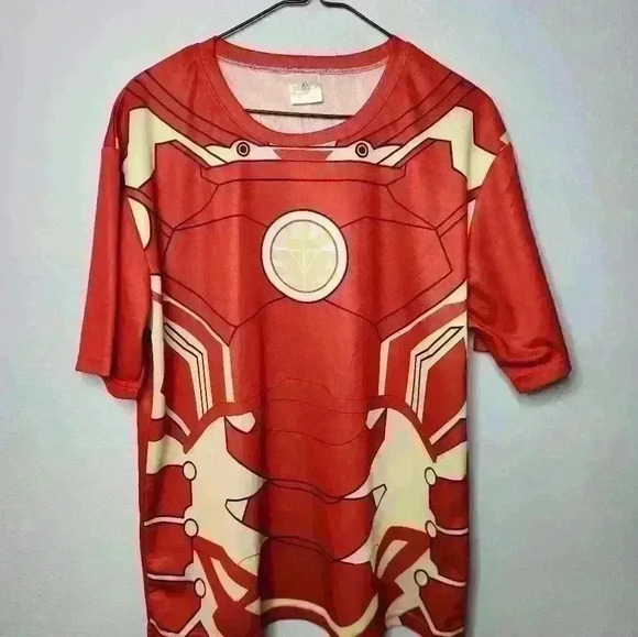 Ironman CoolMax logo shirt size XL NWT red - Picture 2 of 6